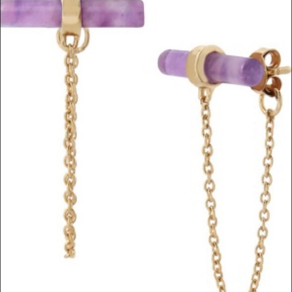 Coach Gemstone Bar Earrings